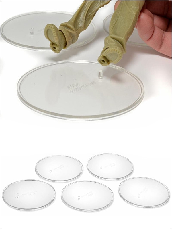 NECA - Socle transparent pour figurines 15 / 20cm - Blister 10 pcs