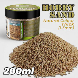 Hobby piesok, hrubý: 1-3 mm, prírodný - 200 ml