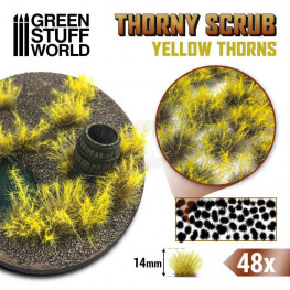 GSW: Thorny Scrubs - YELLOW THORNS, 14 mm - 48 ks