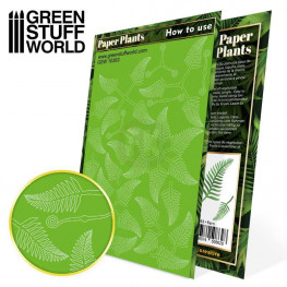 GSW: papierové rastliny - Paper Plants - Fern