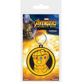 Avengers Infinity War Rubber Keychain Infinity Gauntlet 6 cm