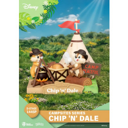 Disney D-Stage Campsite Series PVC Diorama Chip & Dale Special Edition 10 cm