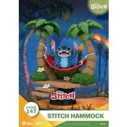 Lilo & Stitch D-Stage PVC Diorama Stitch Hammock 13 cm
