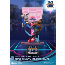 Space Jam: A New Legacy D-Stage PVC Diorama Bugs Bunny & Lebron James Standard Version 15 cm