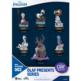 Frozen Mini Diorama Stage sochas 6-pack Olaf Presents 12 cm