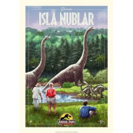 Jurassic Park Art Print 30th Anniversary Edition Limited Isla Nublar Edition 42 x 30 cm