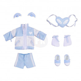 Original Character Accessories for Nendoroid Doll figúrkas Outfit Set: Subculture Fashion Tracksuit (Blue)