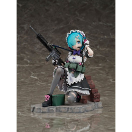 Re:Zero Starting Life in Another World PVC socha 1/7 Rem Military Ver. 16 cm