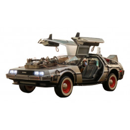 Back to the Future III Movie Masterpiece Vehicle 1/6 DeLorean Time Machine 72 cm