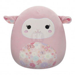 Squishmallows Plush figúrka Pink Lamb with Floral Ears and Belly Lala 30 cm