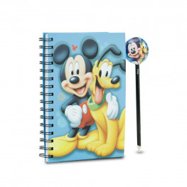 Disney zápisník with Pen Mickey & Pluto - Poškodené balenie !