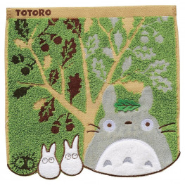 My Neighbor Totoro Mini Towel Acorn Tree 25 x 25 cm
