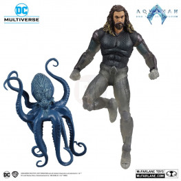 Aquaman and the Lost Kingdom DC Multiverse akčná figúrka Aquaman (Stealth Suit with Topo) (Gold Label) 18 cm