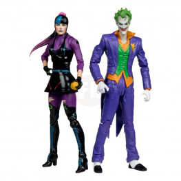DC Multiverse akčná figúrkas Pack of 2 The Joker & Punchline 18 cm