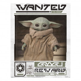 Star Wars: The Mandalorian plagát Pack Grogu Wanted 40 x 50 cm (4)
