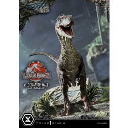 Jurassic Park III Legacy Museum Collection socha 1/6 Velociraptor Male Bonus Version 40 cm