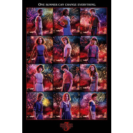 Stranger Things plagát Pack Character Montage S3 61 x 91 cm (5)