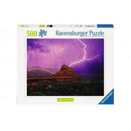 Power of Nature Puzzle Pink Thunderstorm Mood (500 pieces)