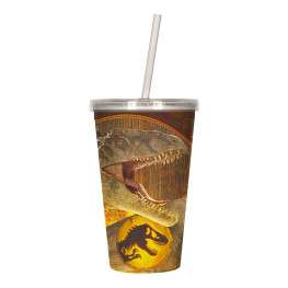 Jurassic World 3D Cup & Straw Dominion