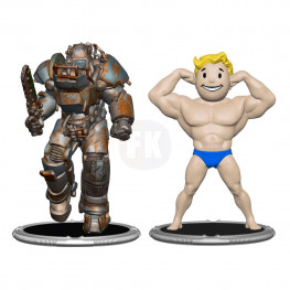 Fallout Mini figúrkas 2-Pack Set E Raider & Vault Boy (Strong) 7 cm