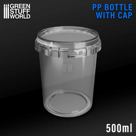 Plastová nádoba s uzáverom - 500 ml