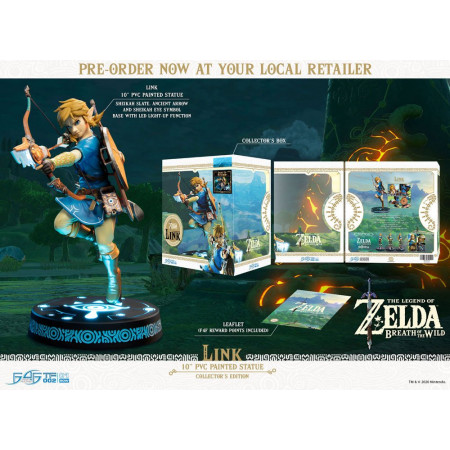 The Legend of Zelda Breath of the Wild PVC socha Link Collector's Edition 25 cm