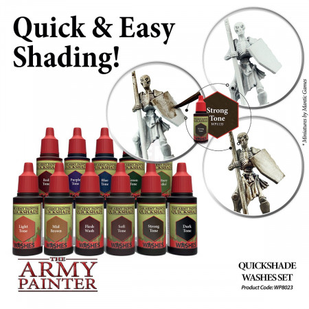 THE ARMY PAINTER - WARPAINTS QUICKSHADE WASHES: PAINT SET