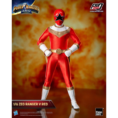 Power Rangers Zeo FigZero akčná figúrka 1/6 Ranger V Red 30 cm