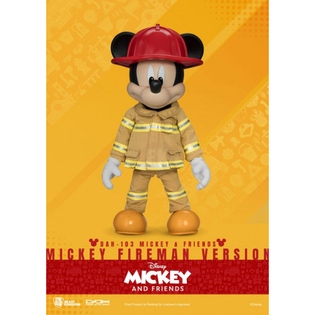 Mickey & Friends Dynamic 8ction Heroes akčná figúrka 1/9 Mickey Fireman Ver. 24 cm