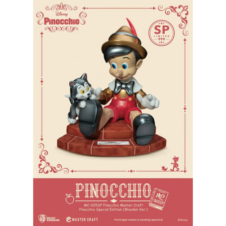 Disney Master Craft socha Pinocchio Wooden Ver. Special Edition 27 cm