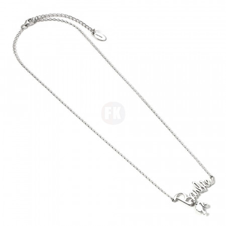 Barbie Pendant & Necklace Logo & Silhouette (Sterling Silver)