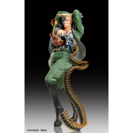 JoJo's Bizarre Adventure Part 2 : Battle Tendency socha Legend PVC socha Rudol von Stroheim 18 cm