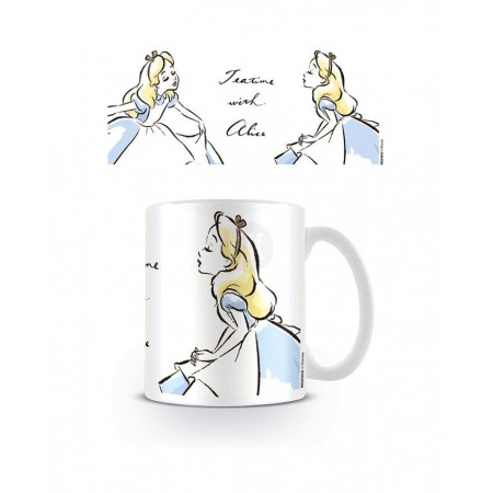 Disney Mug Alice in Wonderland Teatime with Alice