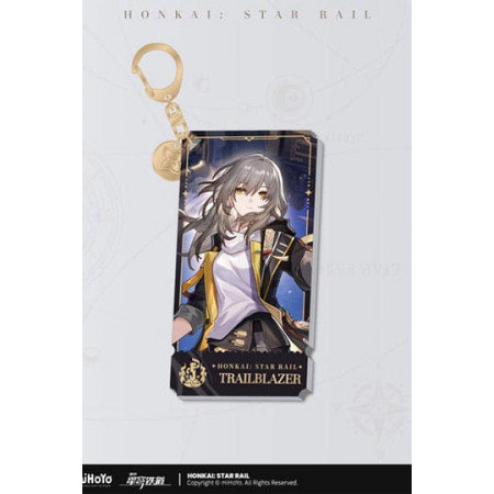 Honkai: Star Rail Character Acrylic klúčenka Trailblazer (Female) 9 cm