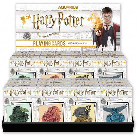Harry Potter Playing Cards Display Houses (24)