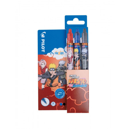 Naruto Shippuden Rollerball pen FriXion Clicker Naruto Limited Edition LE 0.7 (3)