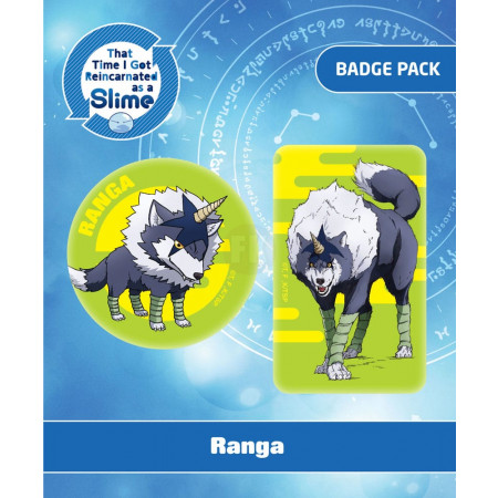 That Time I Got Reincarnated as a Slime Pin Badges 2-Pack Ranga
