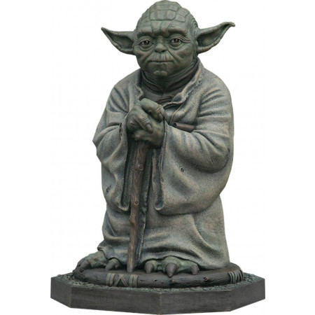 Star Wars Life-Size Bronze socha Yoda 79 cm