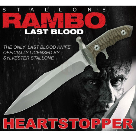 Rambo: Last Blood replika 1/1 Heartstopper Knife 38 cm - Poškodené balenie !