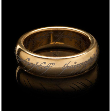 Lord of the Rings Tungsten Ring The One Ring (gold plated) Size 10