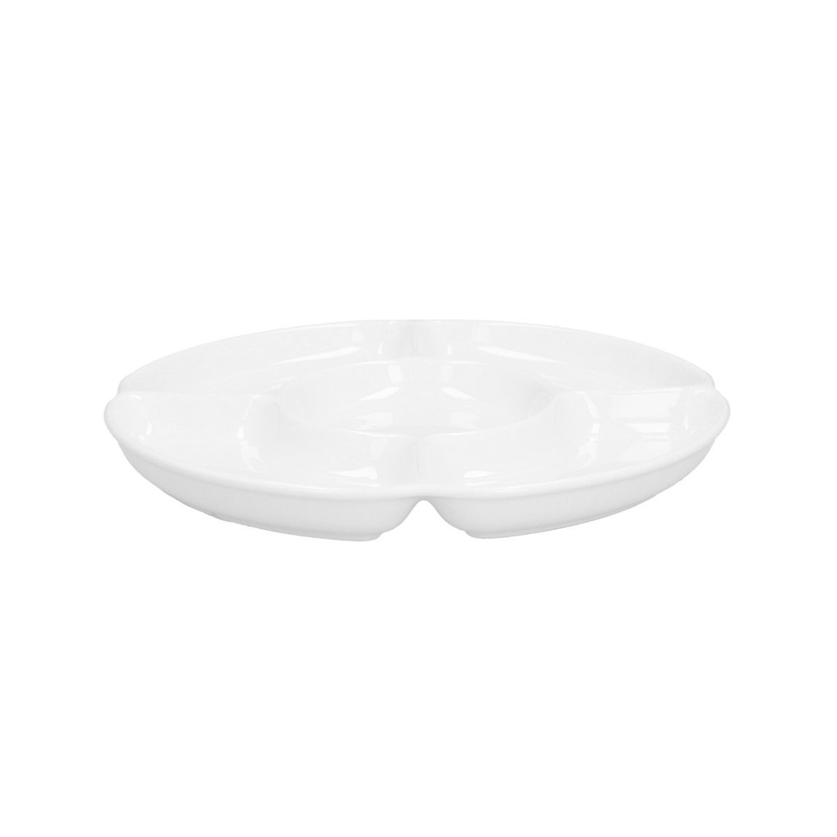 Servírovací tanier AURO biely ALL 991046