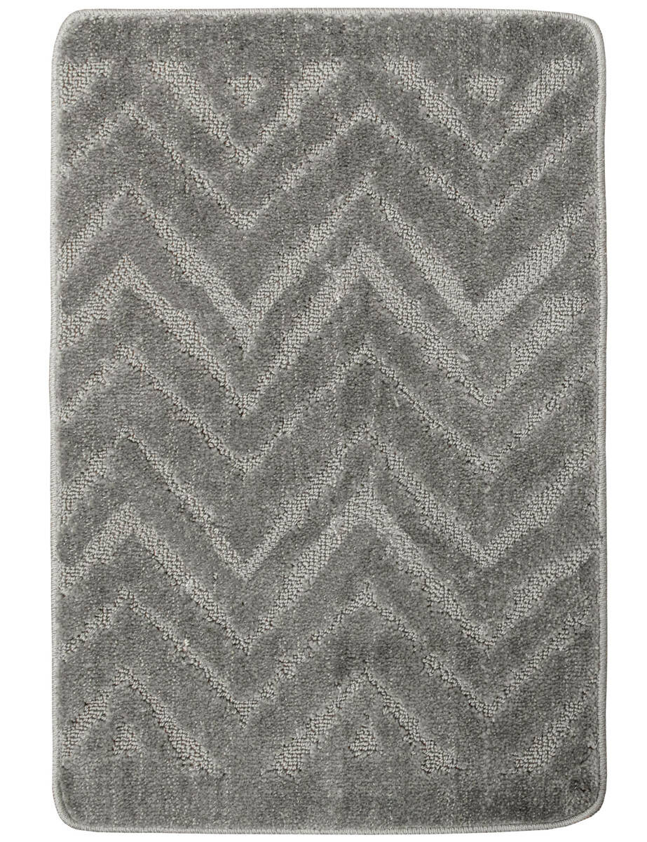 Koupelnový kobereček Classic 2 popelový, trojúhelníky