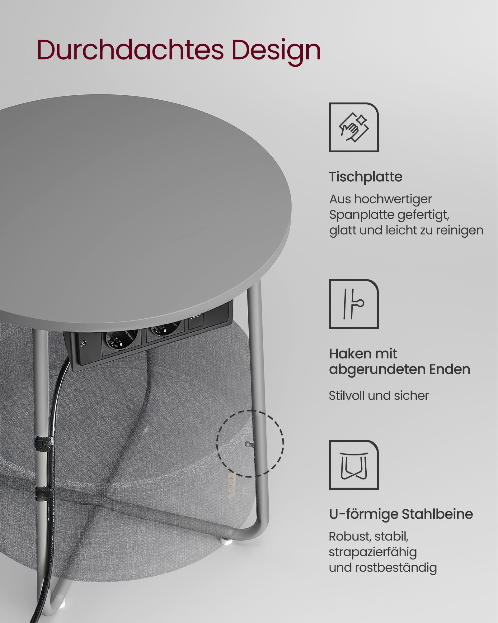Příruční stolek LET228G02