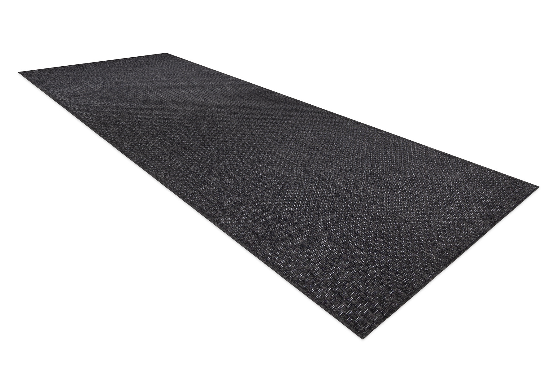Šnúrkový koberec / behúň SIZAL TIMO 6272 outdoor čierny 