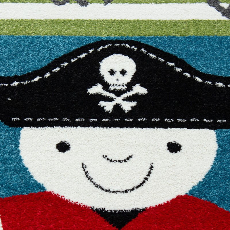 Detský koberec Kids Pirát viacfarebný - kruh  