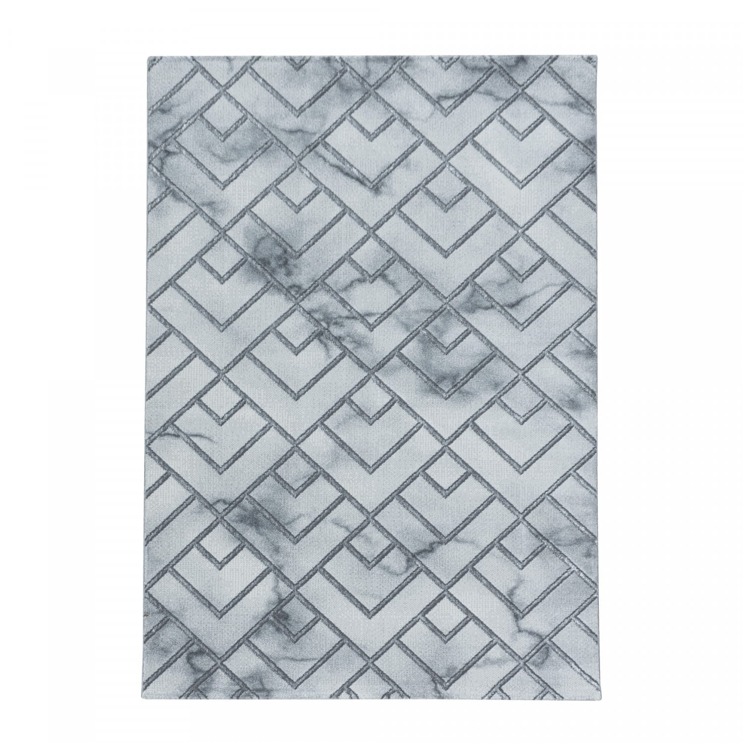 Koberec Naxos mozaika sivý