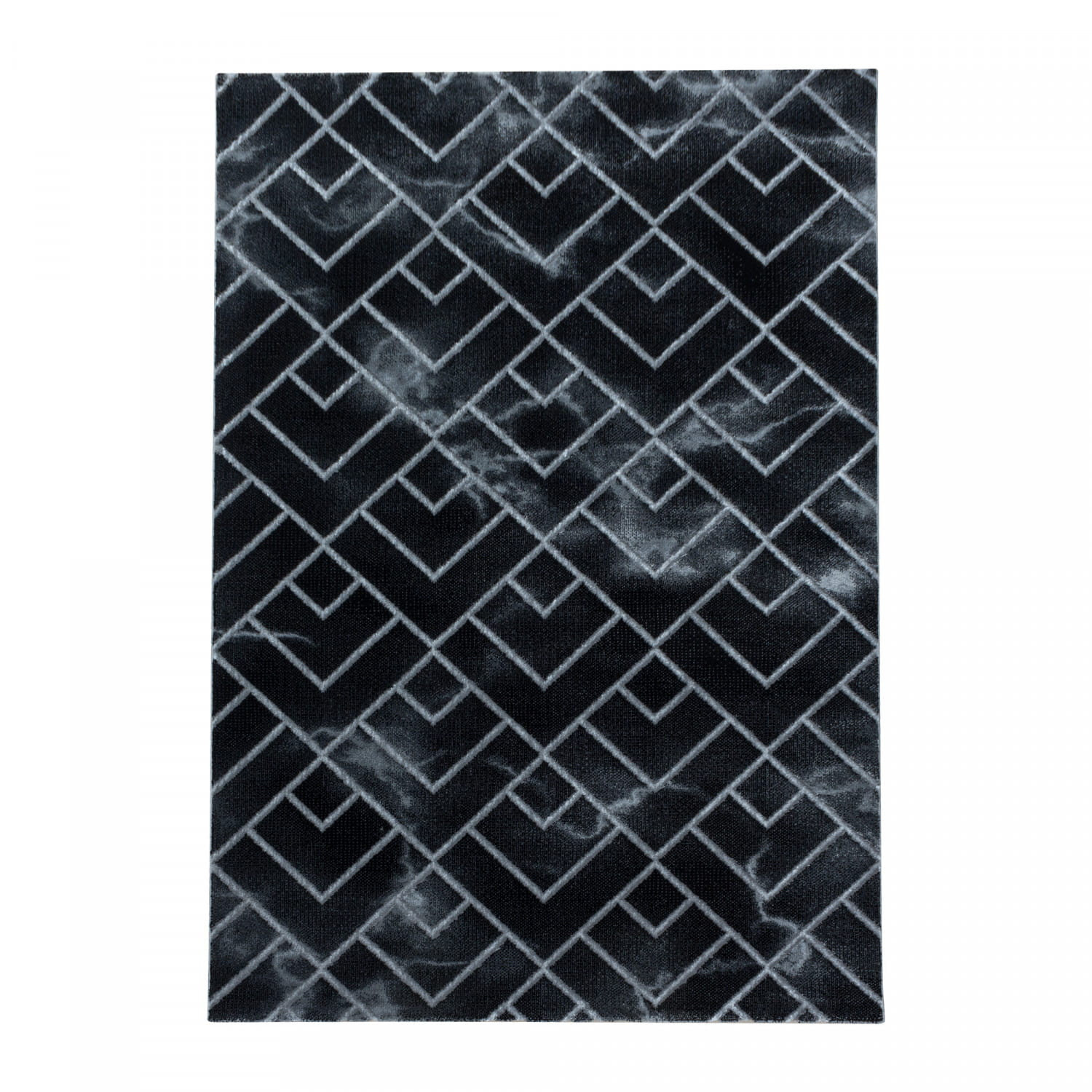 Koberec Naxos mozaika hnědo-šedý