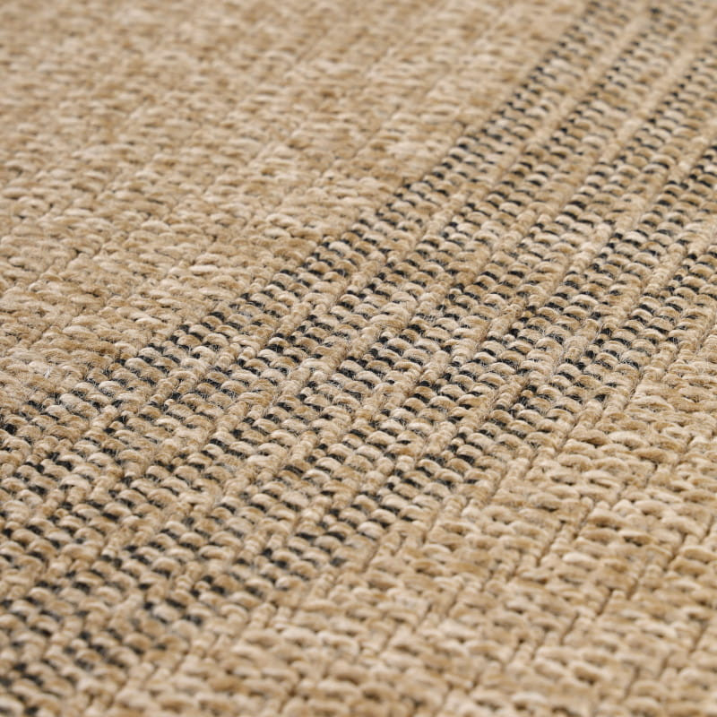 Šňůrkový koberec Comilla béž-antracit, kruh