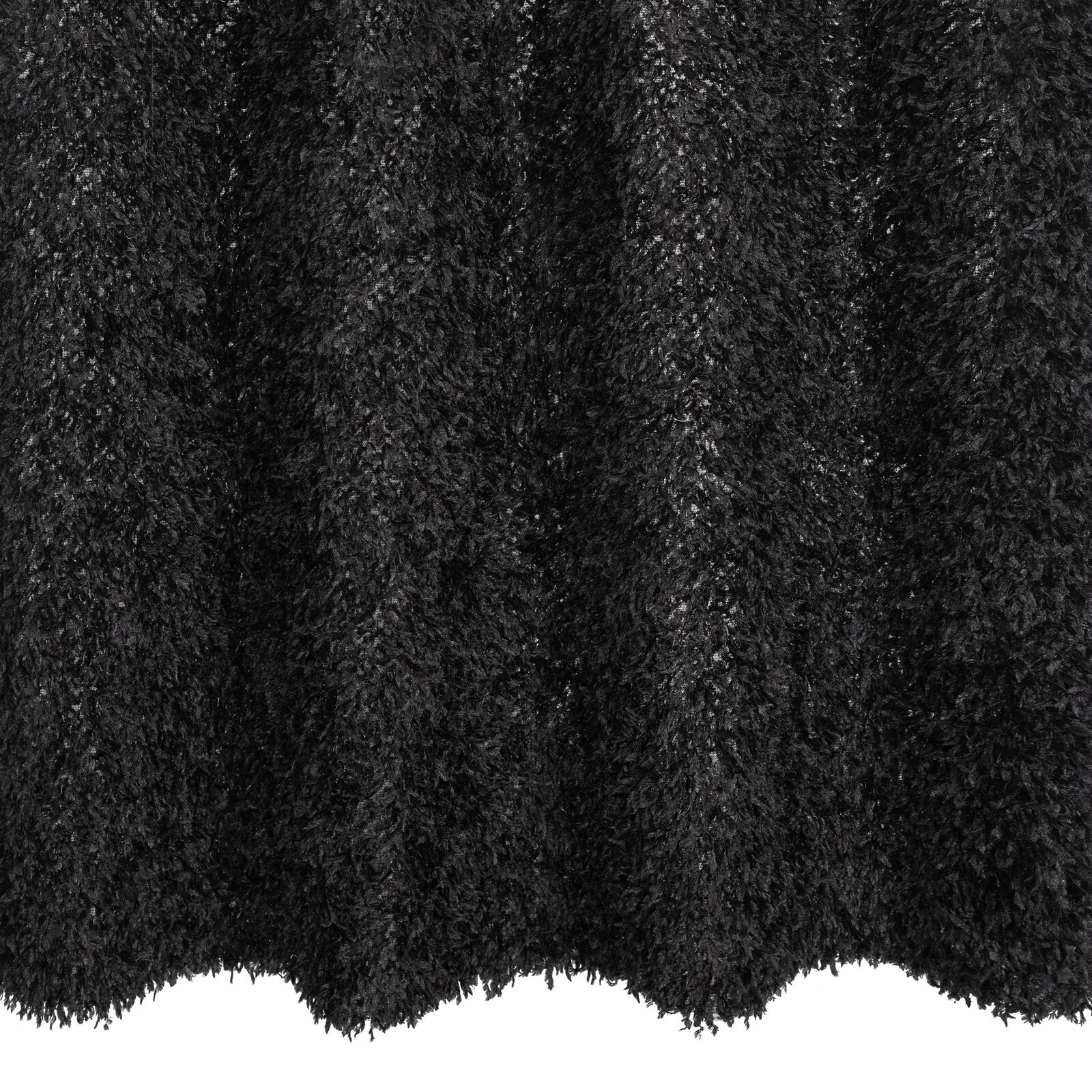 Hotová záclona MARION čierna - na páske