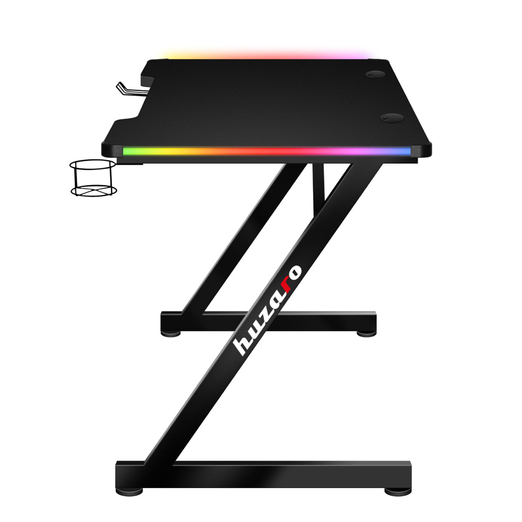 Herní stůl Hero - 2.5 černý RGB